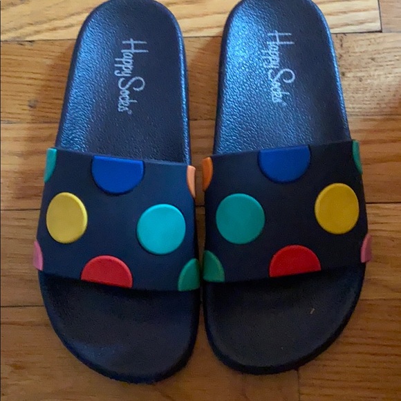 happy socks slippers